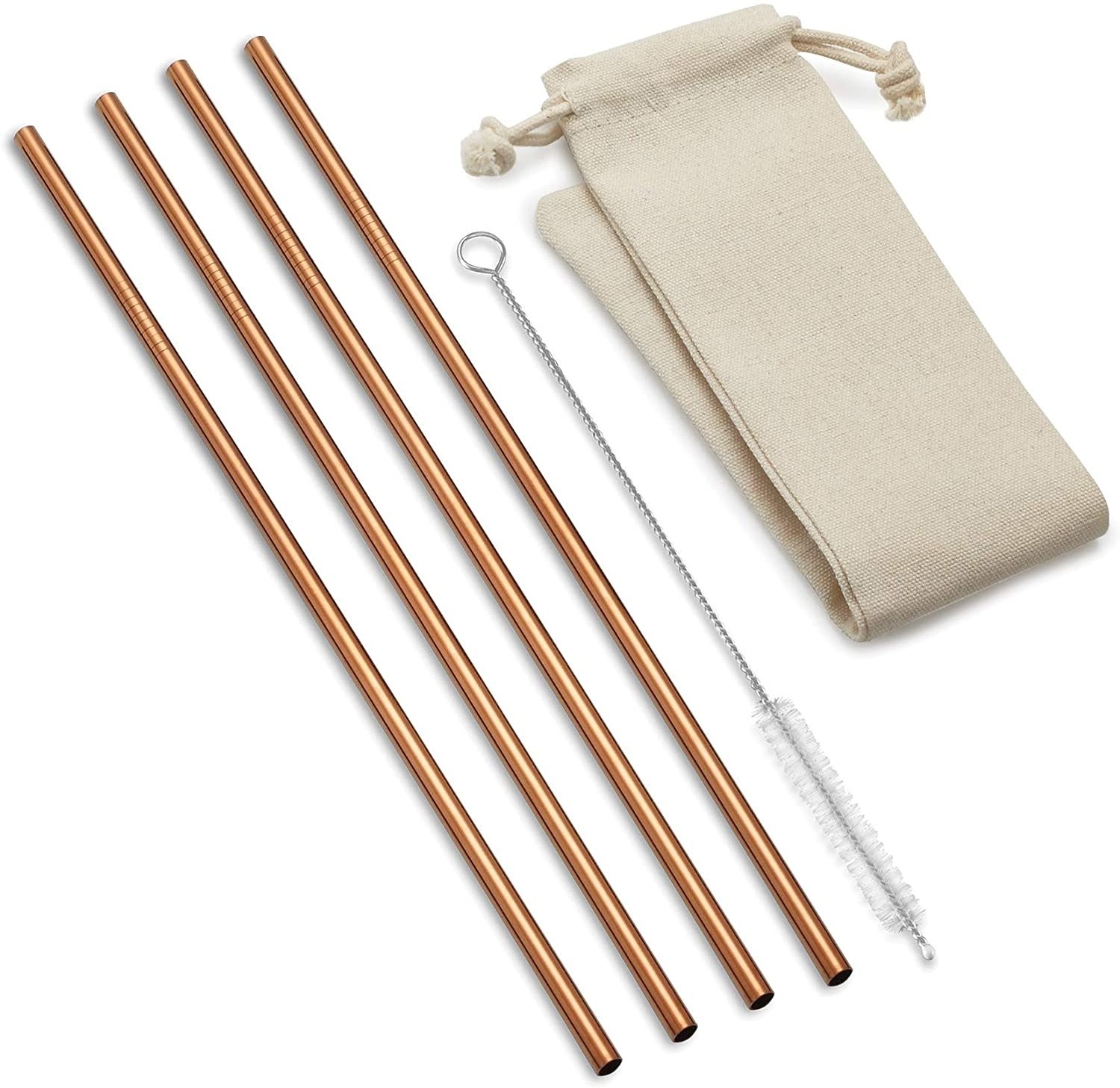 Copper Drinking Straws - Reusable & Environment Friendly Straws