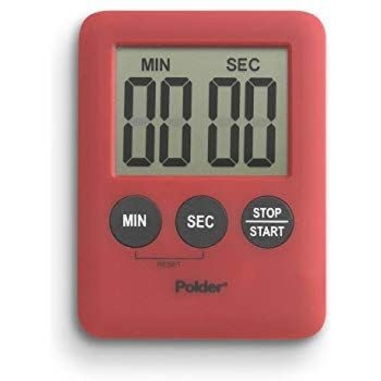 Polder TMR-899-95 Digital Touch Screen Kitchen Timer with Backlit Display,  Black