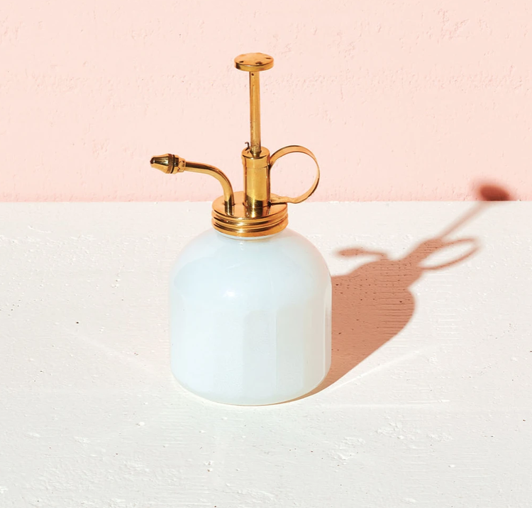 Milk Glass Plant Mister