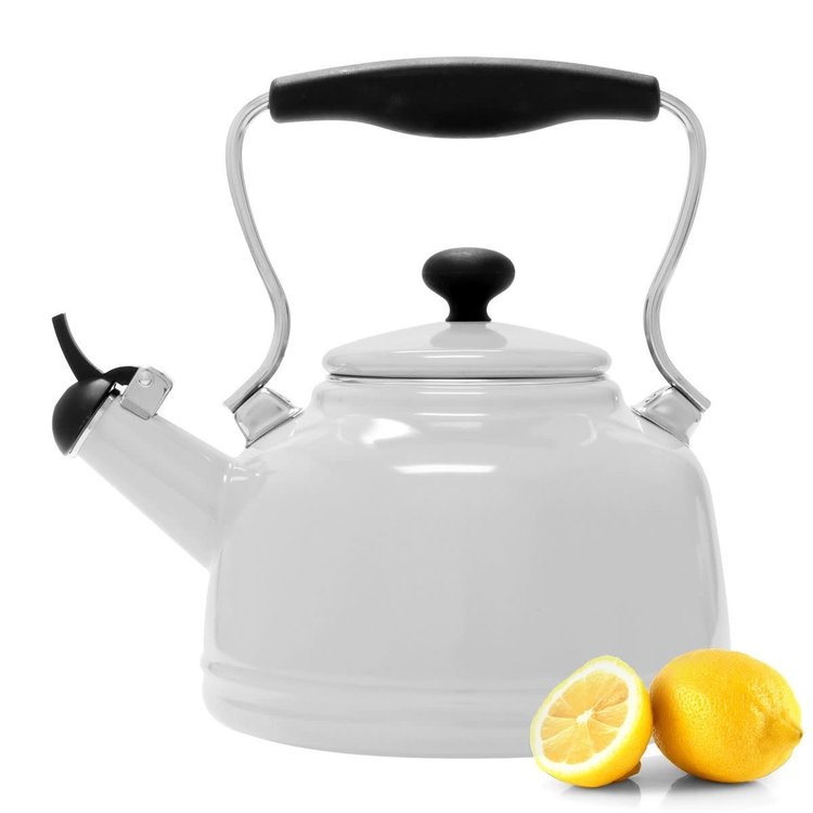 Chantal Vintage White Tea Kettle Whisk