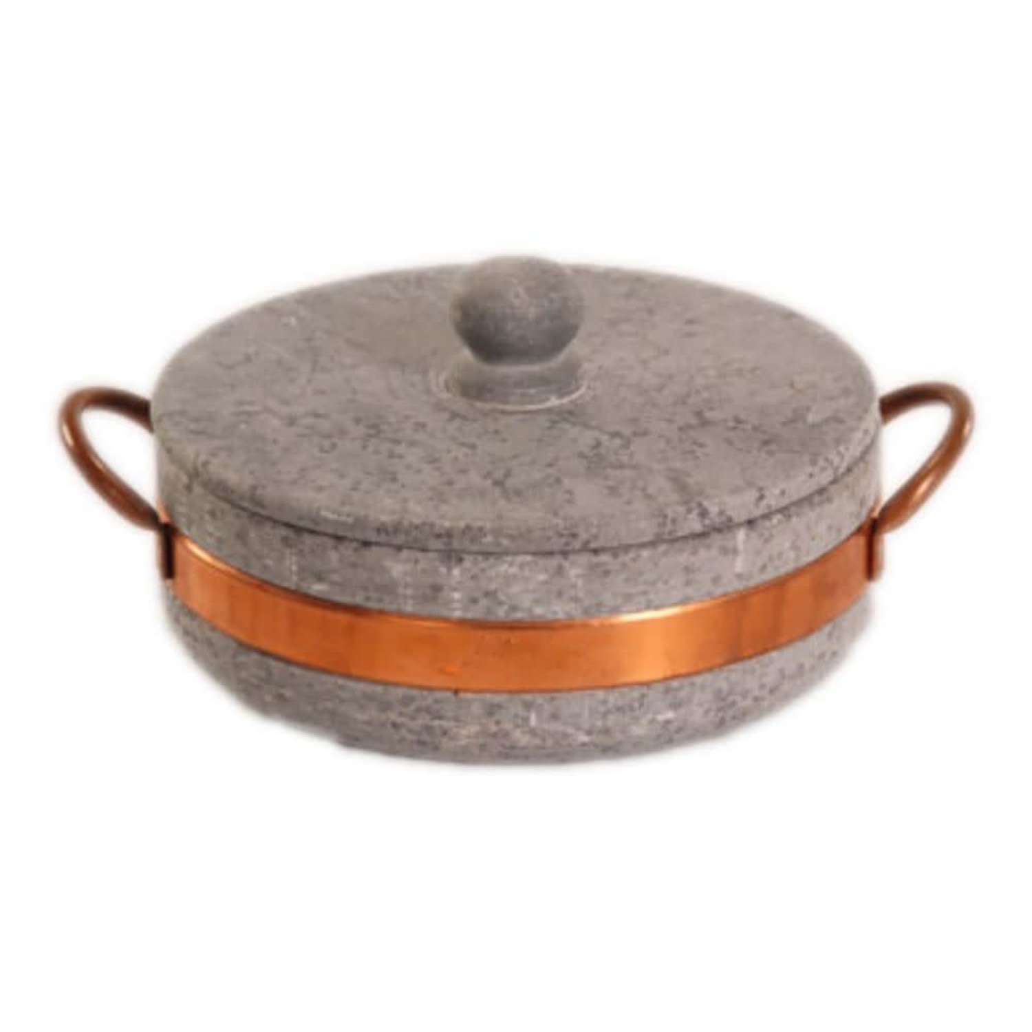 Brazilian Soapstone Stew Pot, Panela de Pedra-Sabão