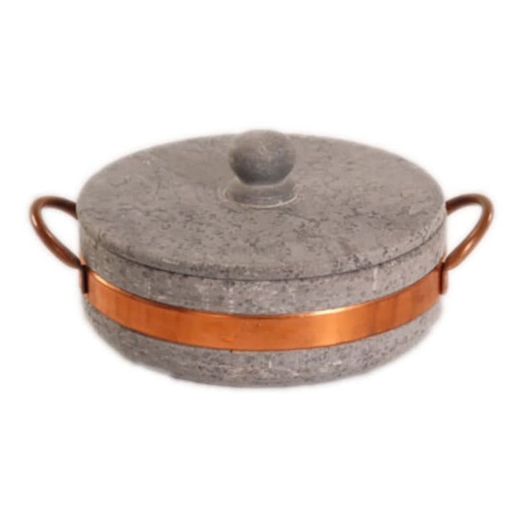 Brazilian Home Soapstone Sauté Pan with Lid