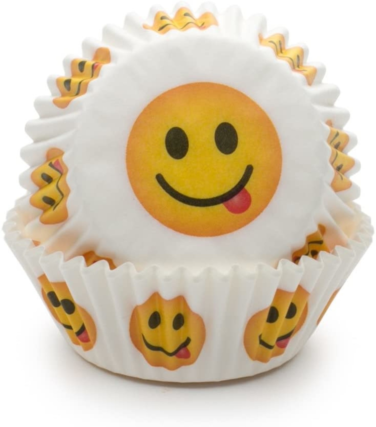 Grin Emoji Baking Cups Whisk