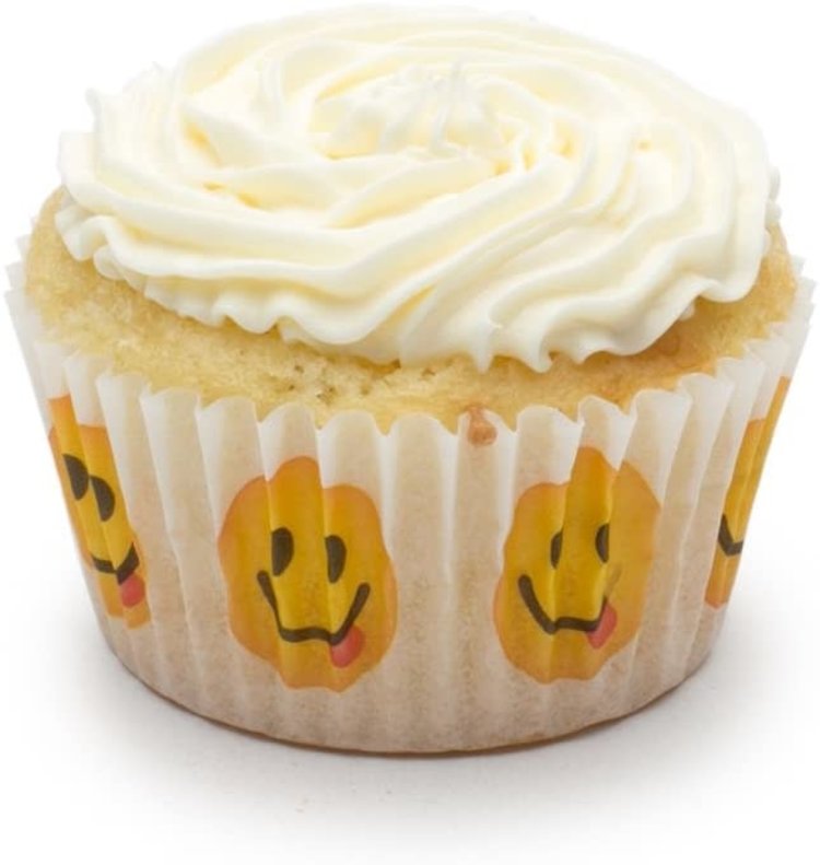 Grin Emoji Baking Cups Whisk