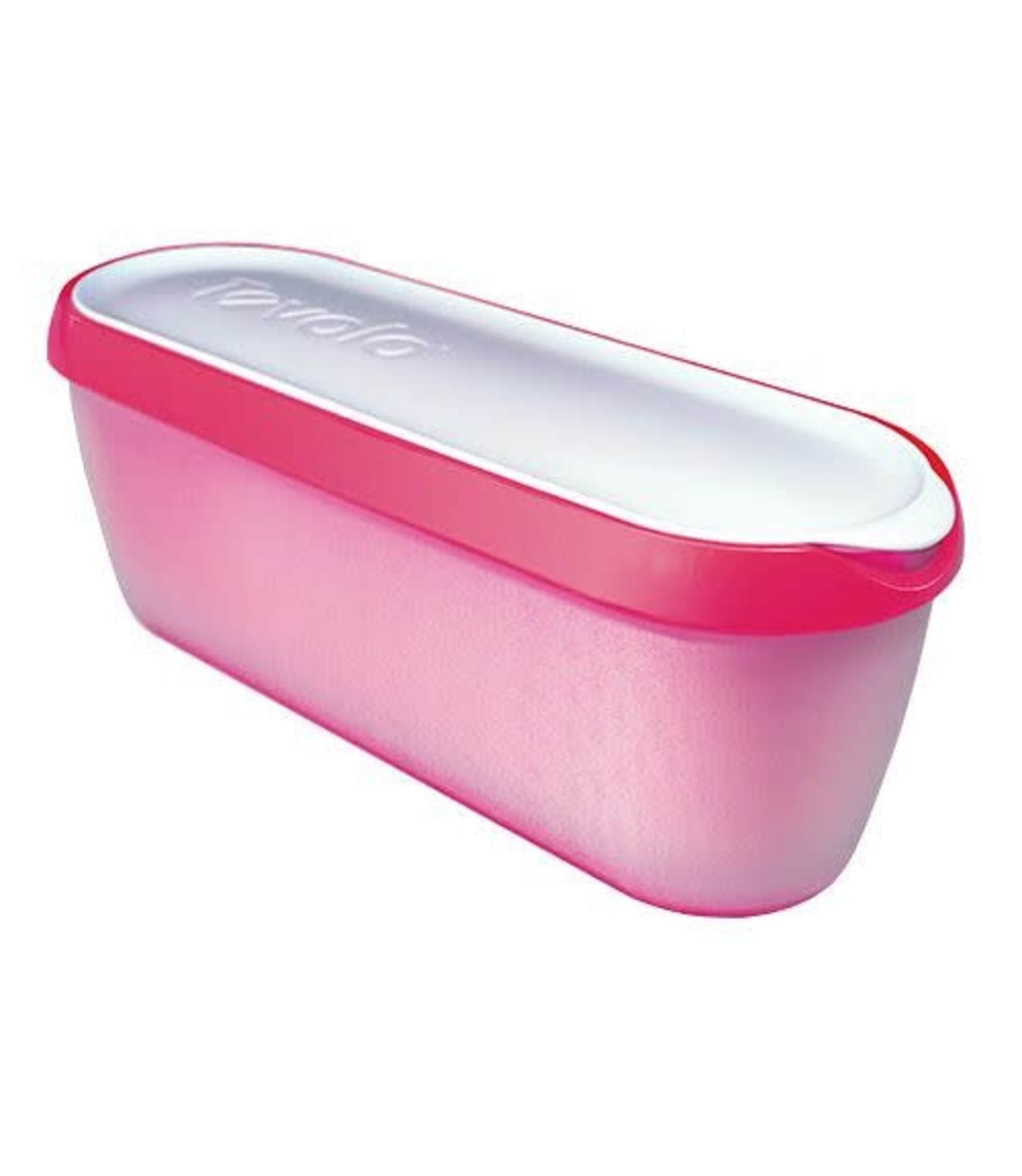 Tovolo 1.5 quart Strawberry Pink Ice Cream Storage Container - Whisk