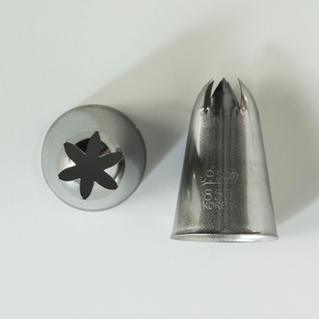 Ateco Deep Cut Closed Star Pastry Tip #855