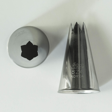 Ateco Open Star Pastry Tip #824