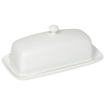 White Butter Dish