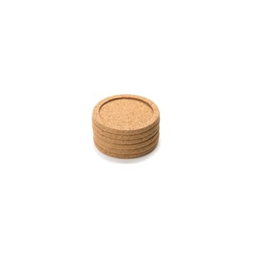Cork Coasters, set of 6