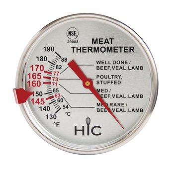 3" Dial Meat Thermometer
