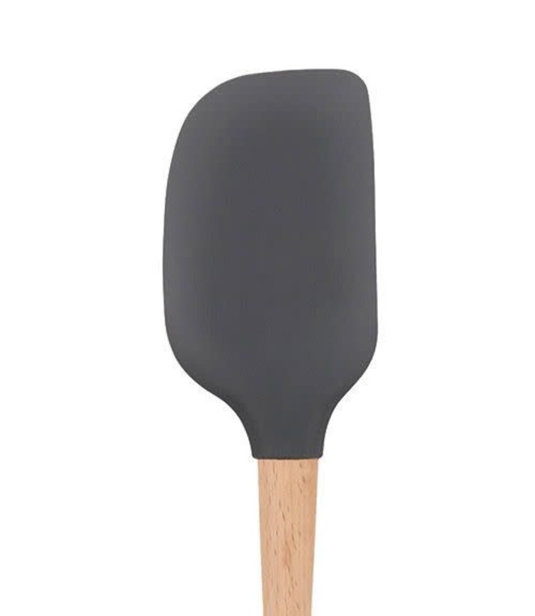 Tovolo Tovolo Charcoal Grey Silicone Spatula with Wood Handle