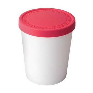Tovolo Tovolo 1 quart Ice Cream Tub with Raspberry Pink Lid