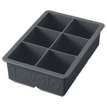 Tovolo Tovolo Charcoal Grey King Cube Ice Cube Tray