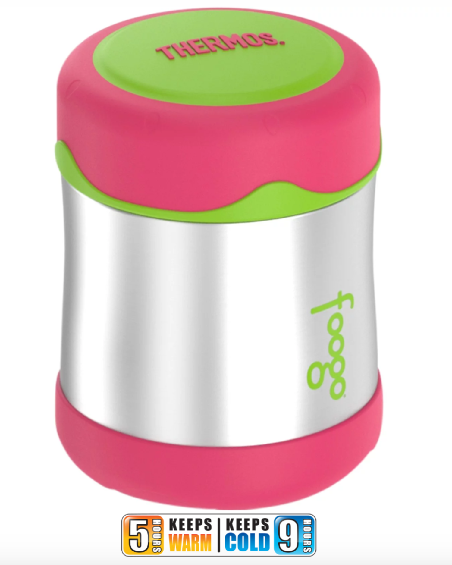 Thermos 10 oz. Stainless Steel Insulated Food Jar with Spoon - Pink