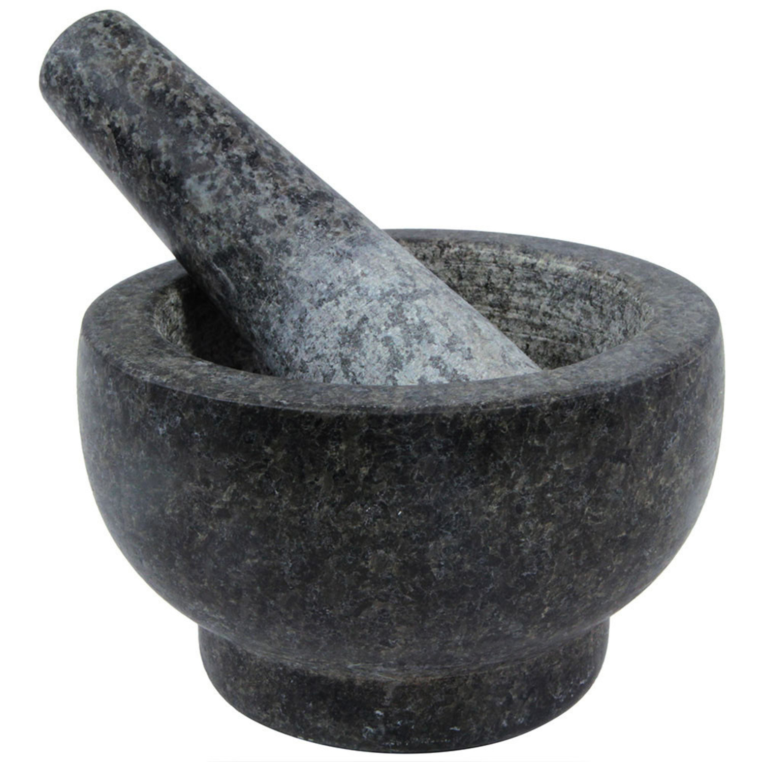Mortar & Pestle Set (Black Granite) for Your Kitchen