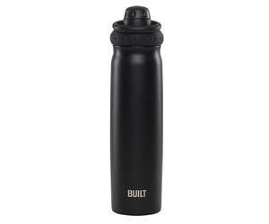 24 oz Matte Black Water Bottle - Whisk