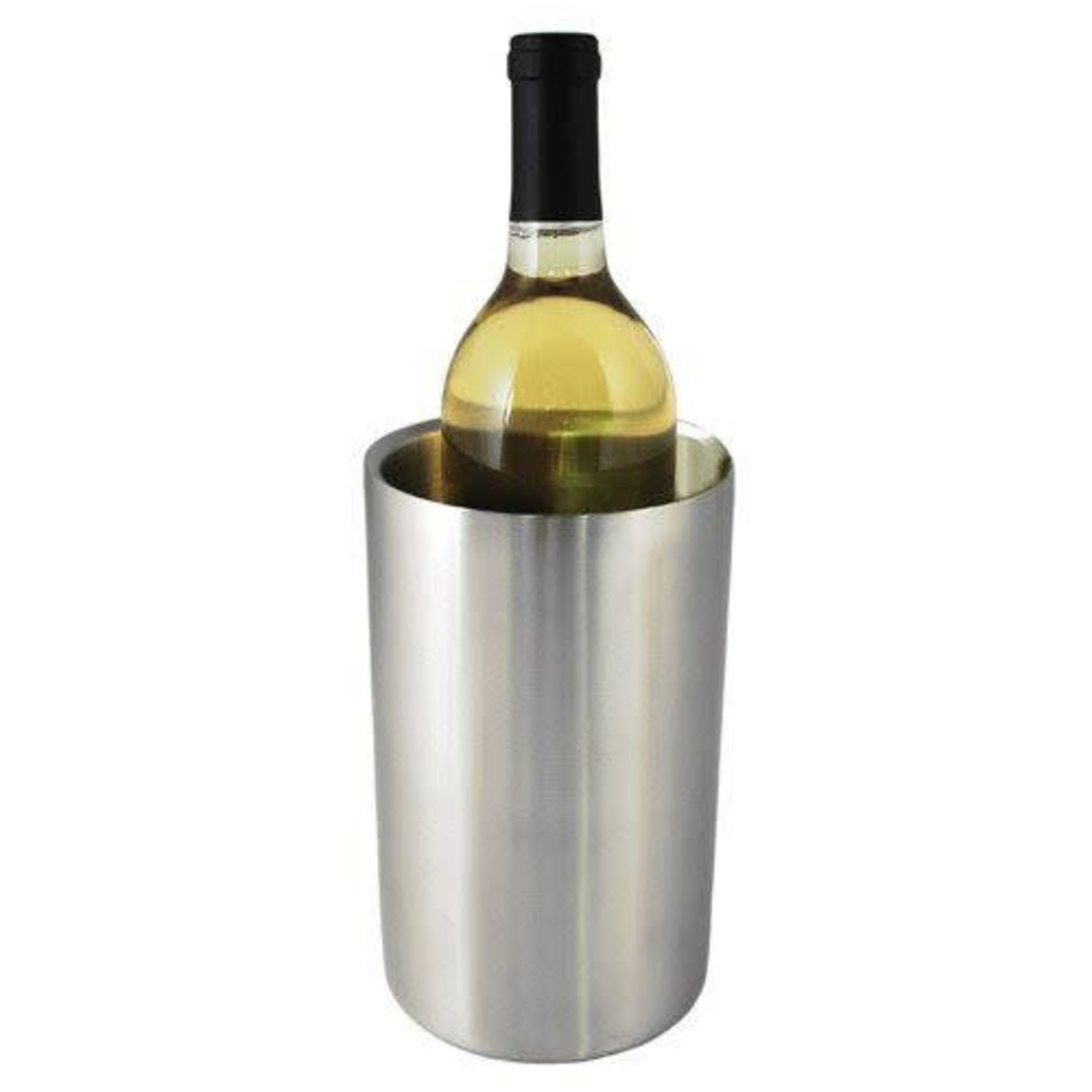 Wine Bottle Chiller Cooler Set: Double Wall Stainless Steel Wine Cooler and  Coaster Keep Wine at Perfect Temperature