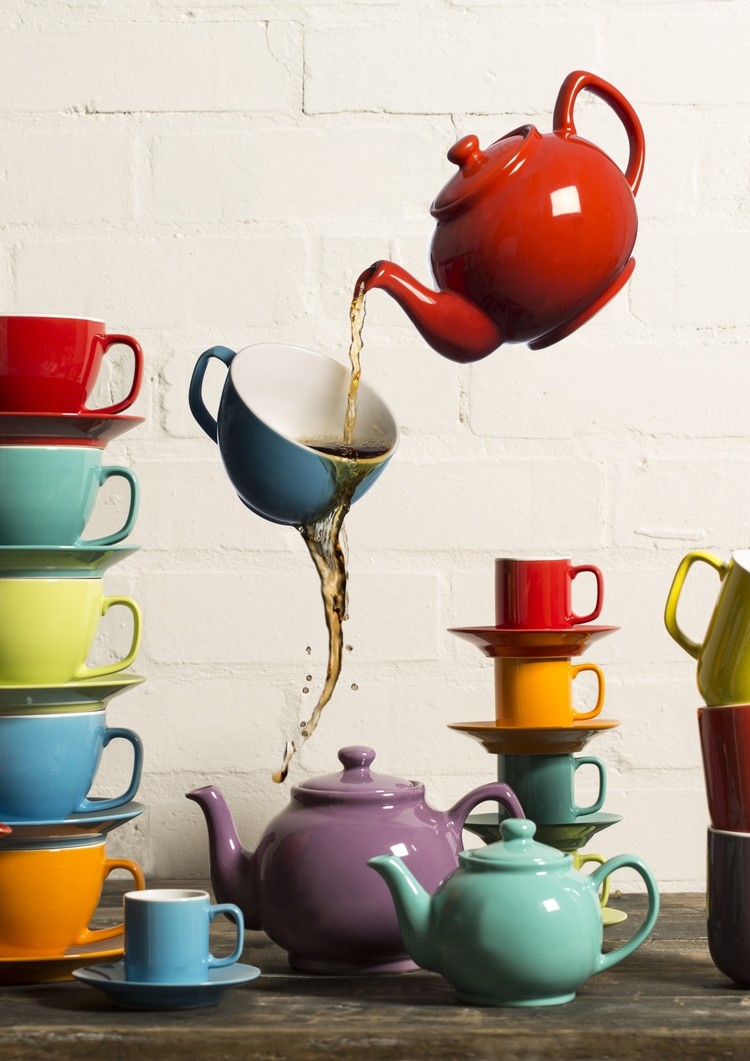 6 cup Red Teapot