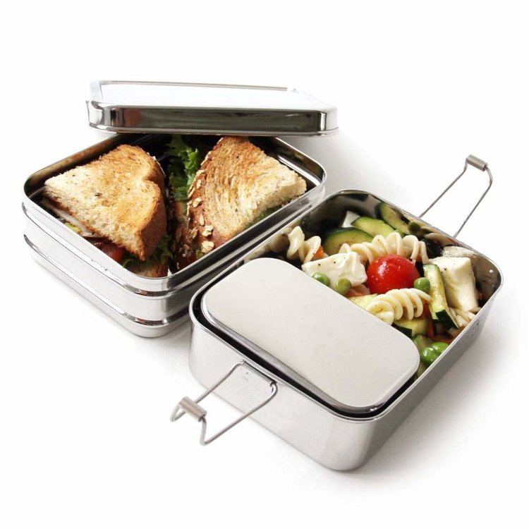 3 part Stainless Steel Rectangle Tiffin