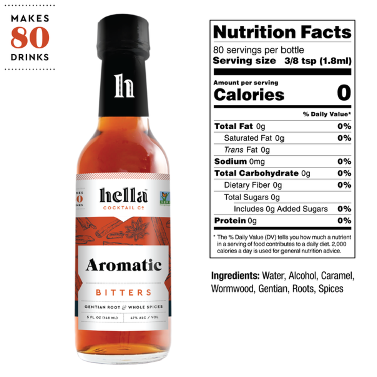 Hella Cocktail Co. Aromatic Bitters, 5 oz.