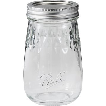 Ball 16oz Fluted Canning Jar