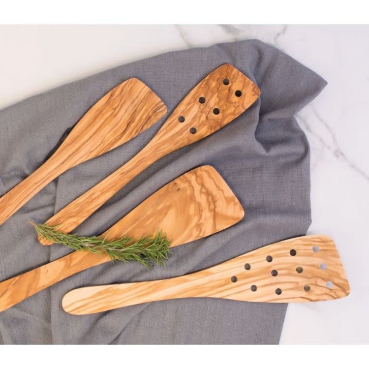 spatula, olive wood 12" Whisk
