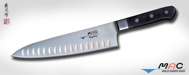MAC Knife MAC 8" Dimpled Pro Chef's Knife