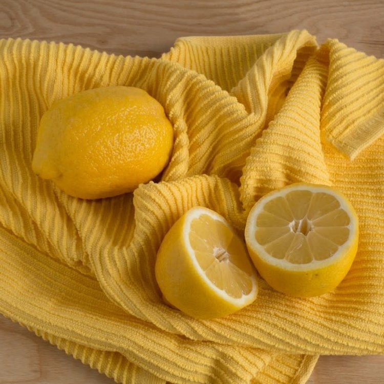 Lemon Ripple Dishtowel