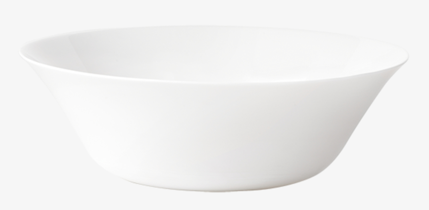 Large white serving dishes cheap