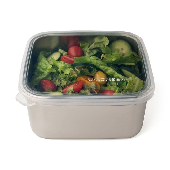 Bklyn Bento Stainless Steel Food Container & Condiment Holder | Leak Proof Silicone Lid | Me