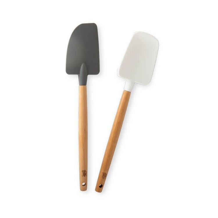 Nordic Ware Grey & White Silicone Spatulas, set of 2
