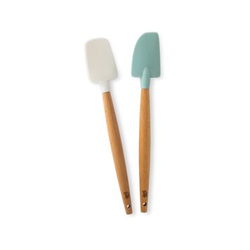 Nordic Ware White & Mint Mini Spatulas, set of 2