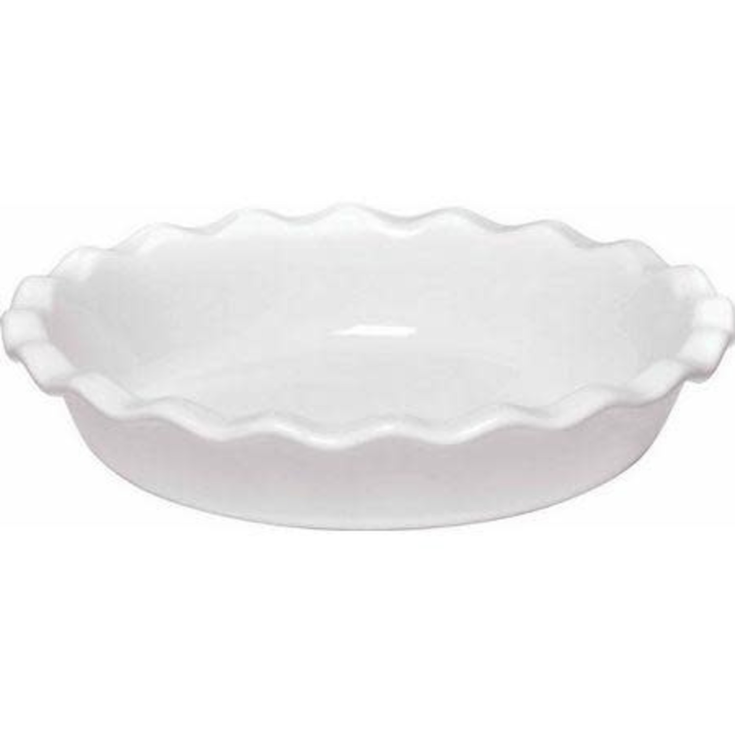 white pie dish