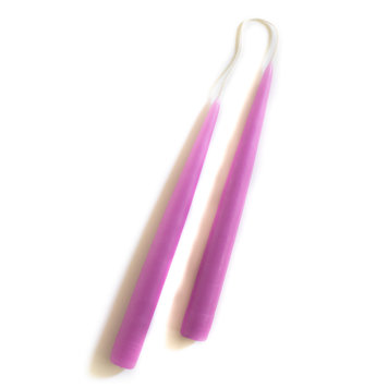 9" Heather Candles, set of 2
