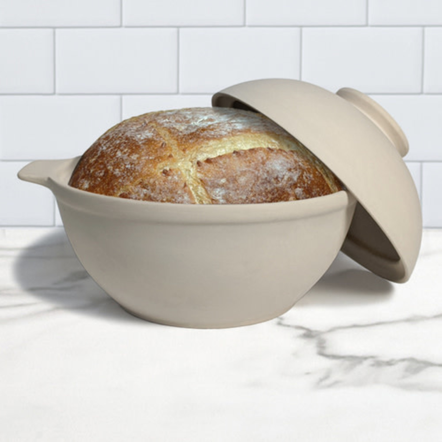 Superstone Bread Dome Clay Baker - Whisk
