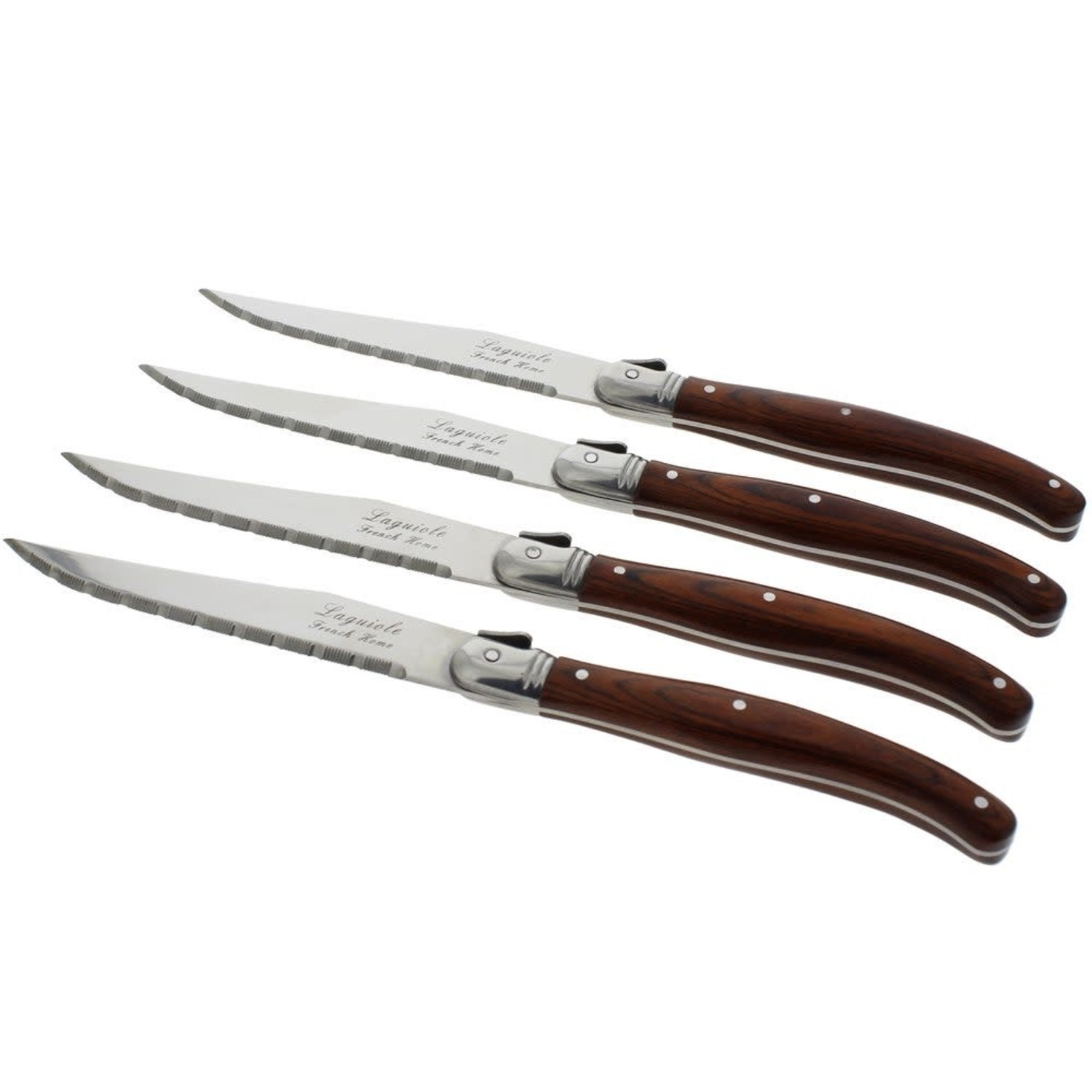 Rosewood Laguiole Steak Knives, set of 4 - Whisk