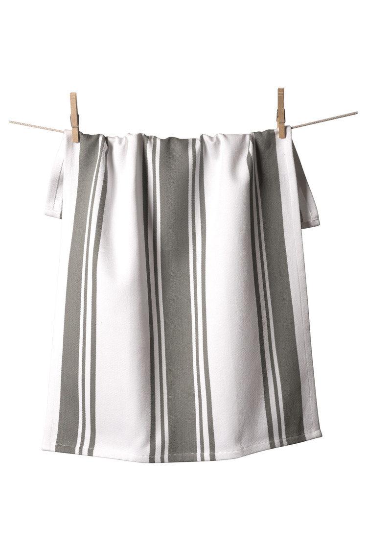 Pewter Center Band Dishtowel