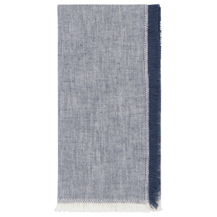 Stonewash Blue Chambray Napkins, set of 4