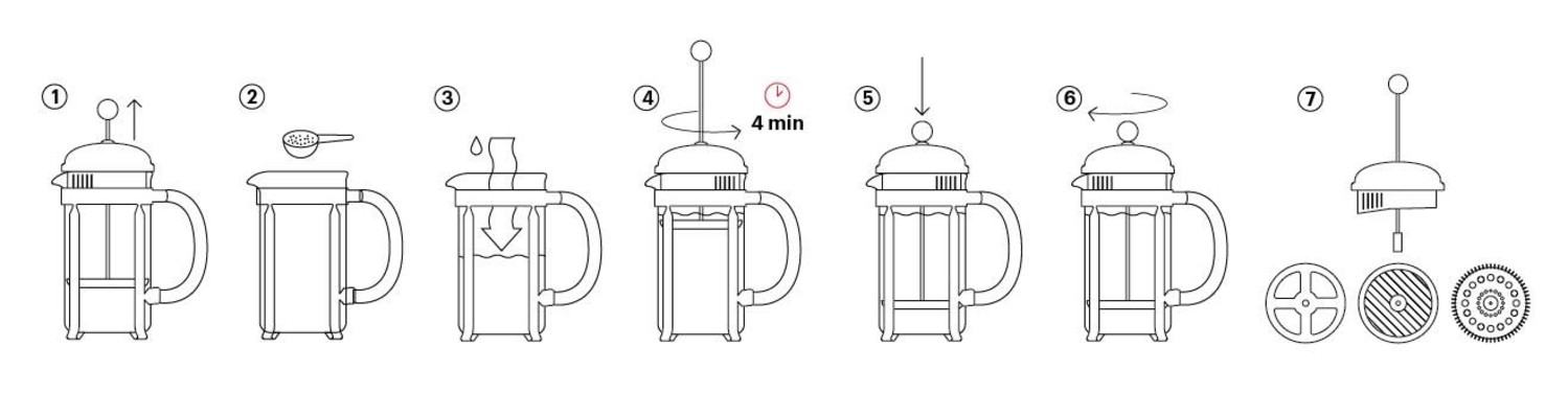 Bodum® Stainless Steel French Press - 4-Cup
