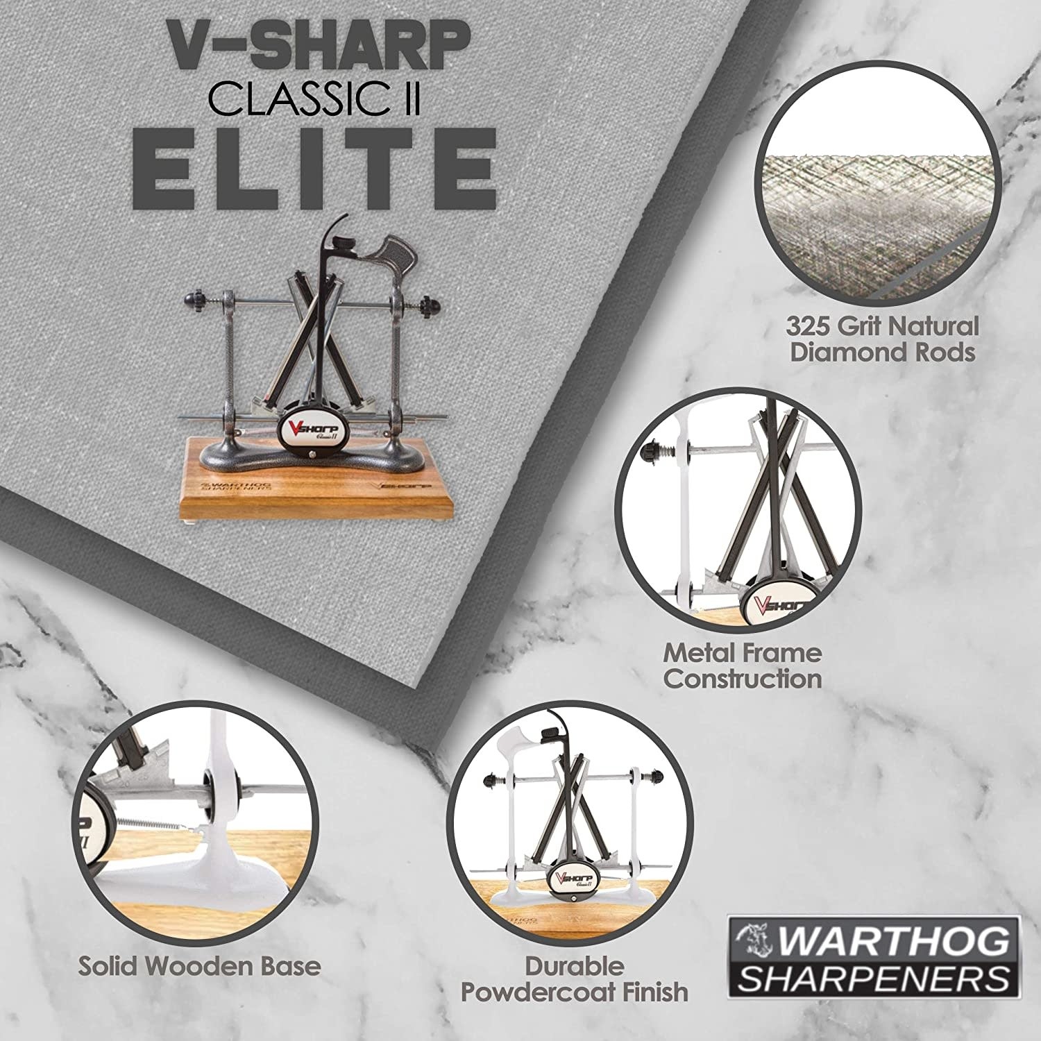 Warthog Sharpeners - The Classic II Ceramic Hone - The Snare Shop