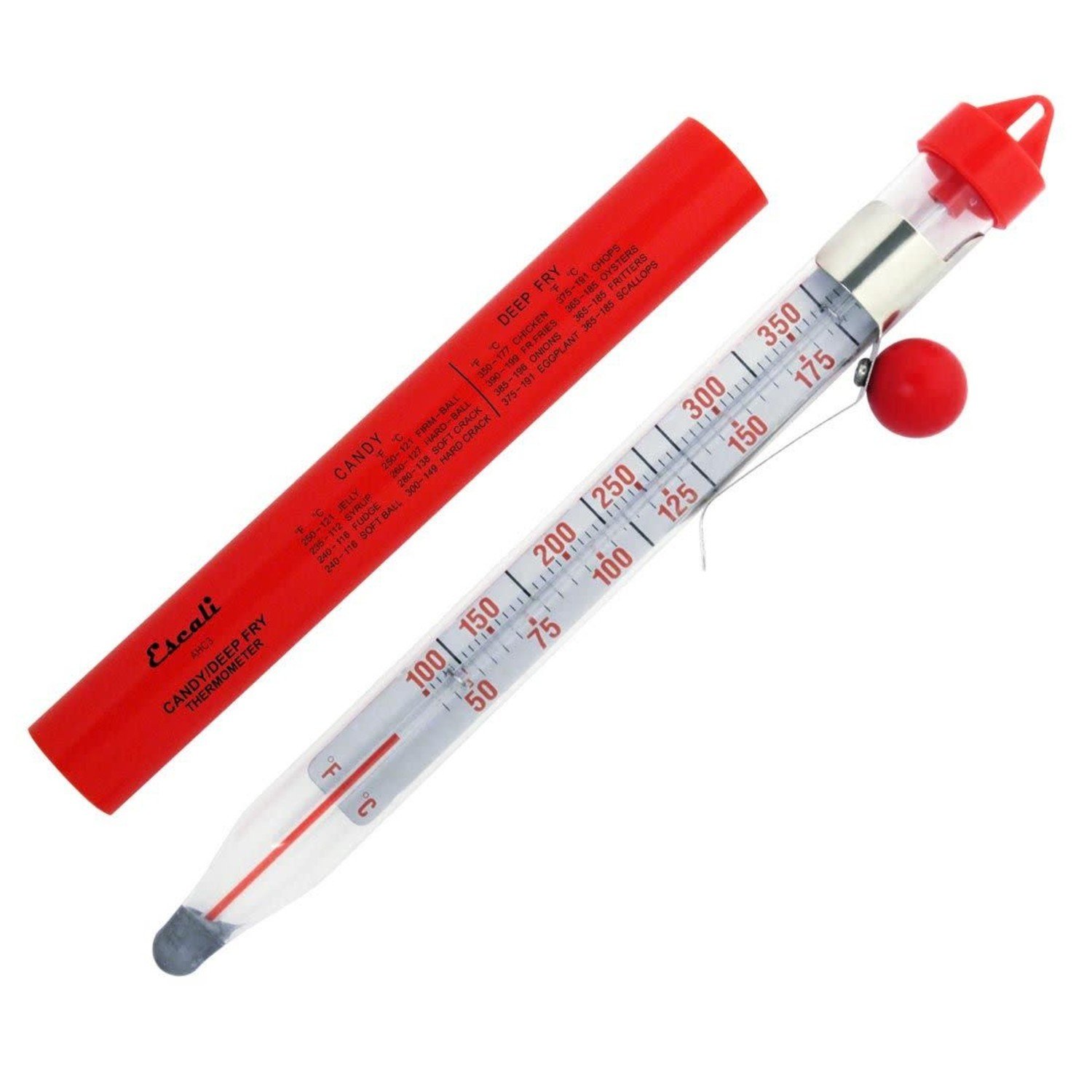 Oil Thermometer Deep Fry with Clip Candy Thermometer Long Fry