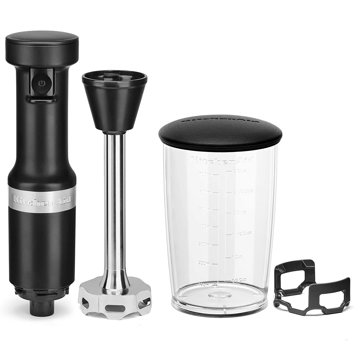 Cordless Variable Speed Hand Blender with Chopper and Whisk Attachment