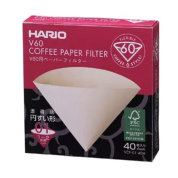 Hario #1 Hario V60 Paper Filters, 40 count