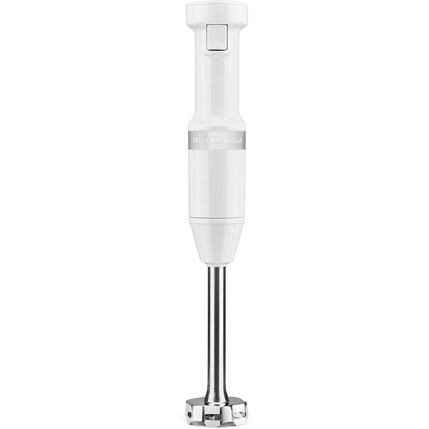 KitchenAid 5-Speed White 60-Watt Immersion Blender Pulse Control with  Accessory Jar in the Immersion Blenders department at