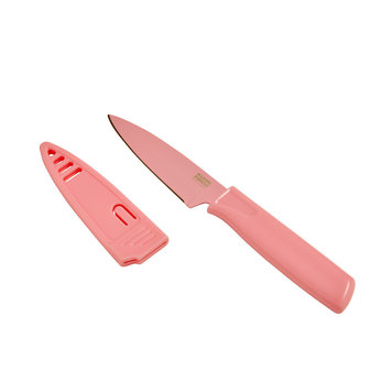 Kuhn Rikon Bubble Gum Pink 4" Paring Knife