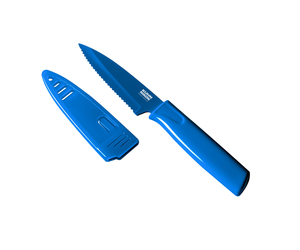 Kuhn Rikon Colori 4 Serrated Paring Knife at Swiss Knife Shop