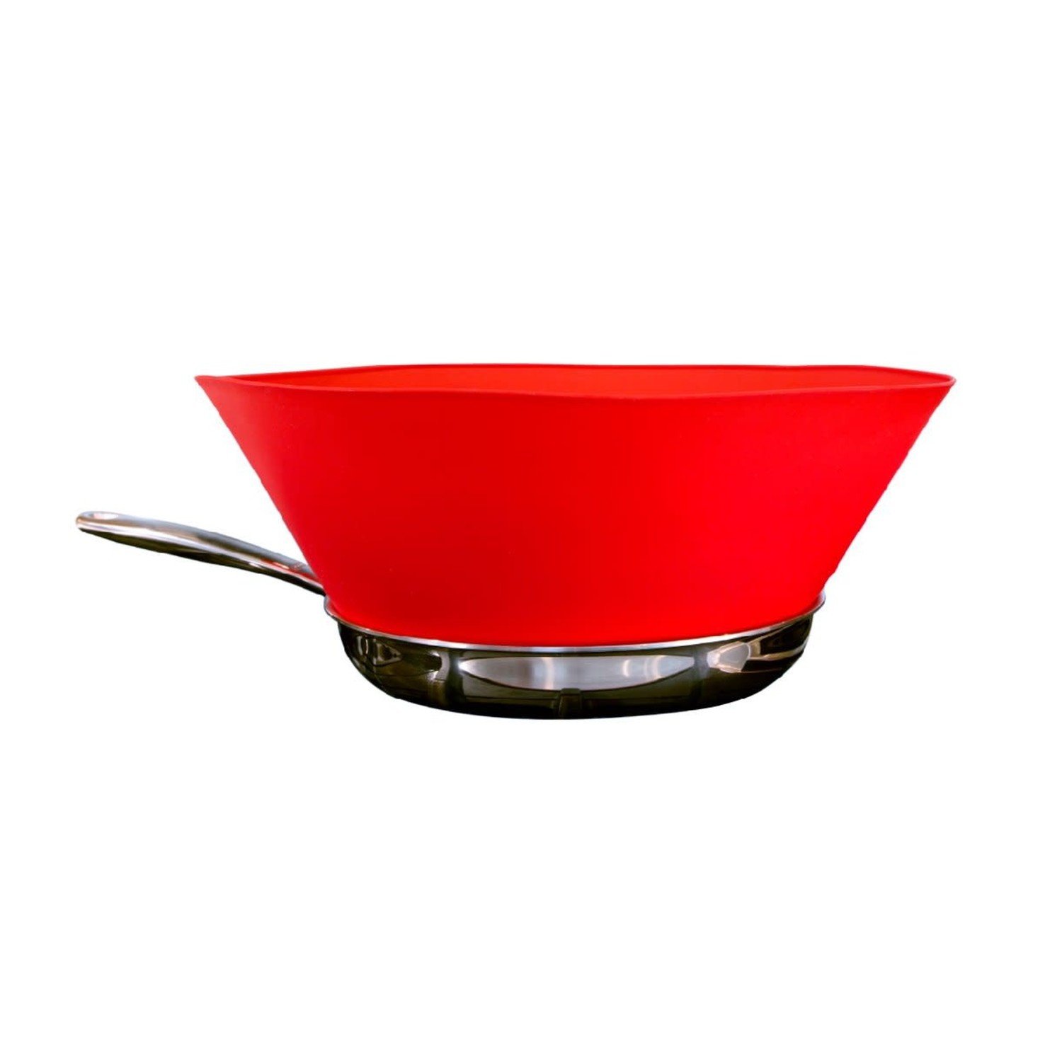 Whisking cover - splatter guard for baking and cooking