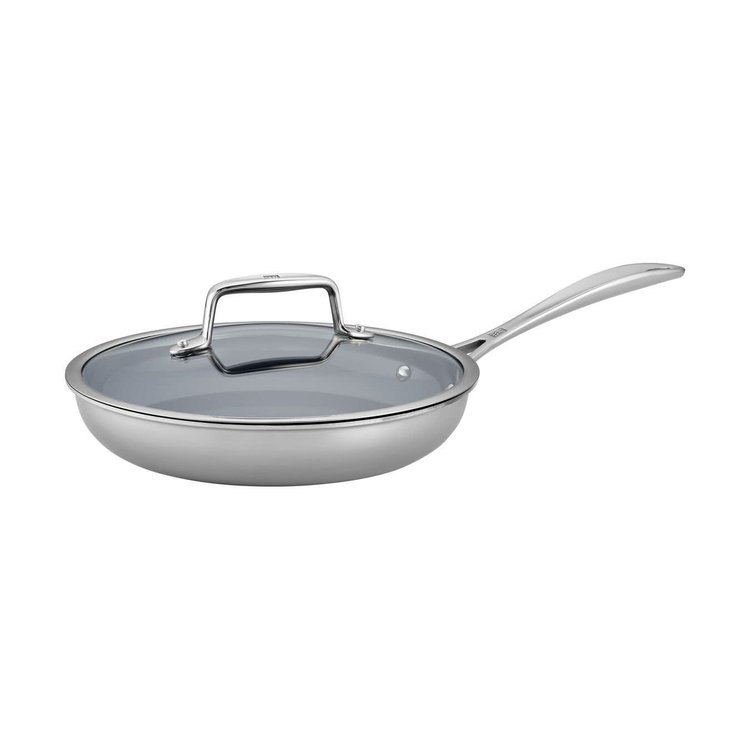 Zwilling J.A. Henckels Zwilling J.A. Henckels 9.5" Ceramic & Stainless Steel Non-Stick Frying Pan with Lid
