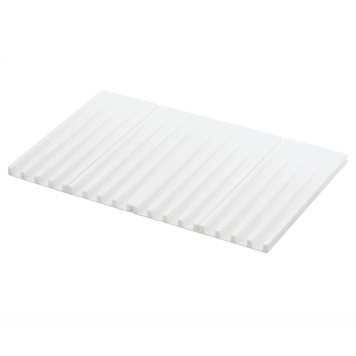 Yamazaki Skinny White Foldable Silicone Dish Drying Mat