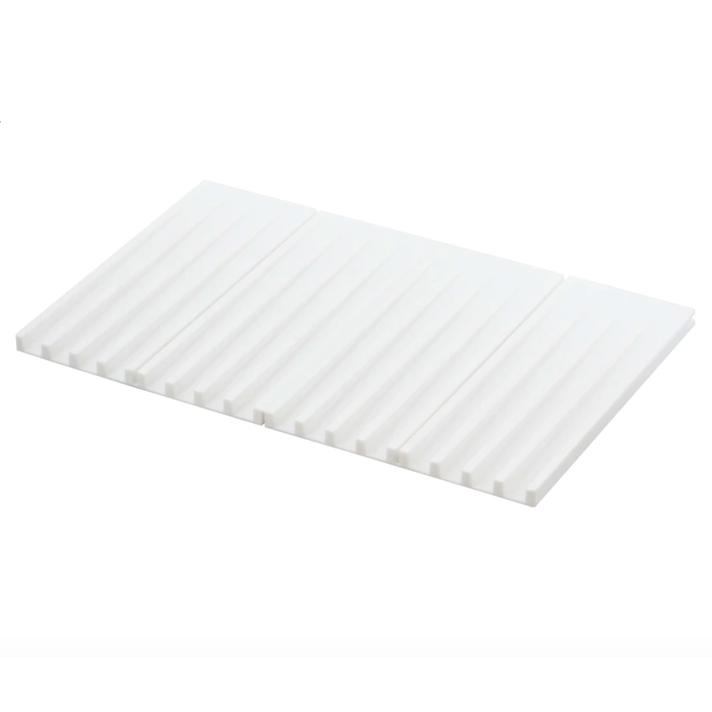 dish drying mat, skinny silicone white - Whisk